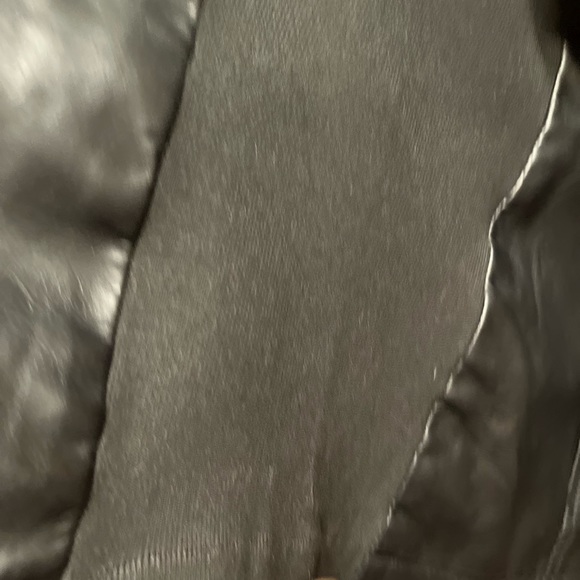 Avenue faux leather black vest. Size 26/28 Plus - Picture 6 of 7